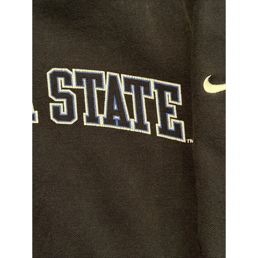 FREDONIA STATE UNIVERSITY BLUE DEVILS NIKE CENTER SWOOSH HOODED SWEATSHIRT S